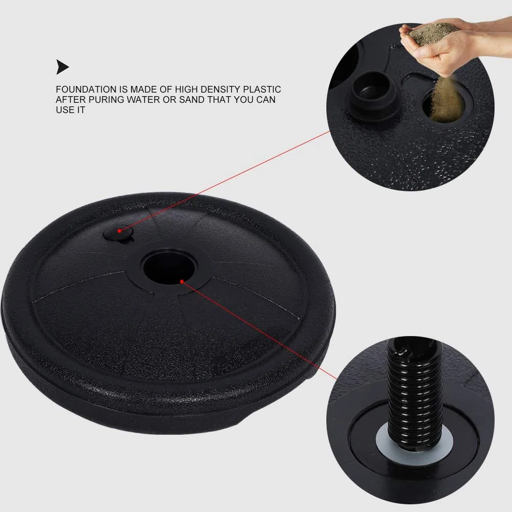 Set da Boxe Con Punching Ball, Supporto Regolabile 75-105 cm, Guantoni, Pompa - Sport e Allenamento di Combattimento