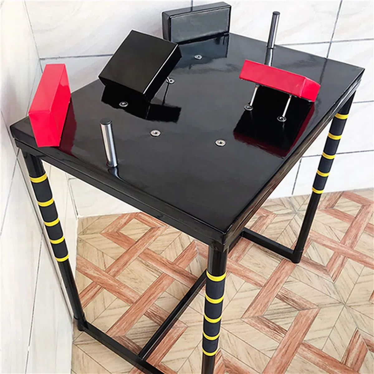 HENGGE Tavolo da wrestling con braccio standard, attrezzatura da allenamento per braccioli, adatto per casa, ufficio, palestra, club