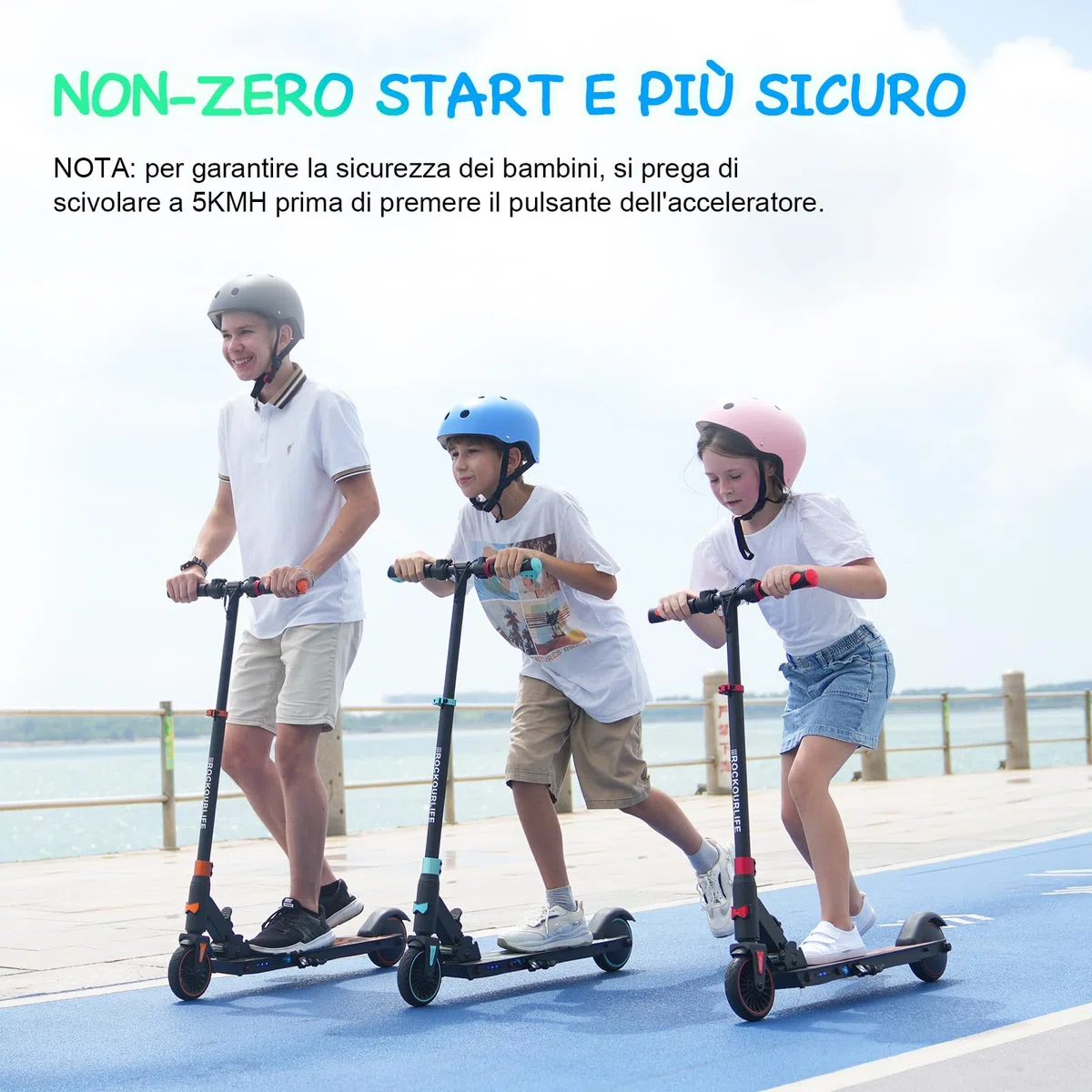 RCB TECH Monopattino Elettrico Bambini (8-12-16 anni), Pieghevole Monopattino elettrico per bambini, Autonomia Max 16 KM, Max. 20 KM/H, Regalo per bambini e adolescenti