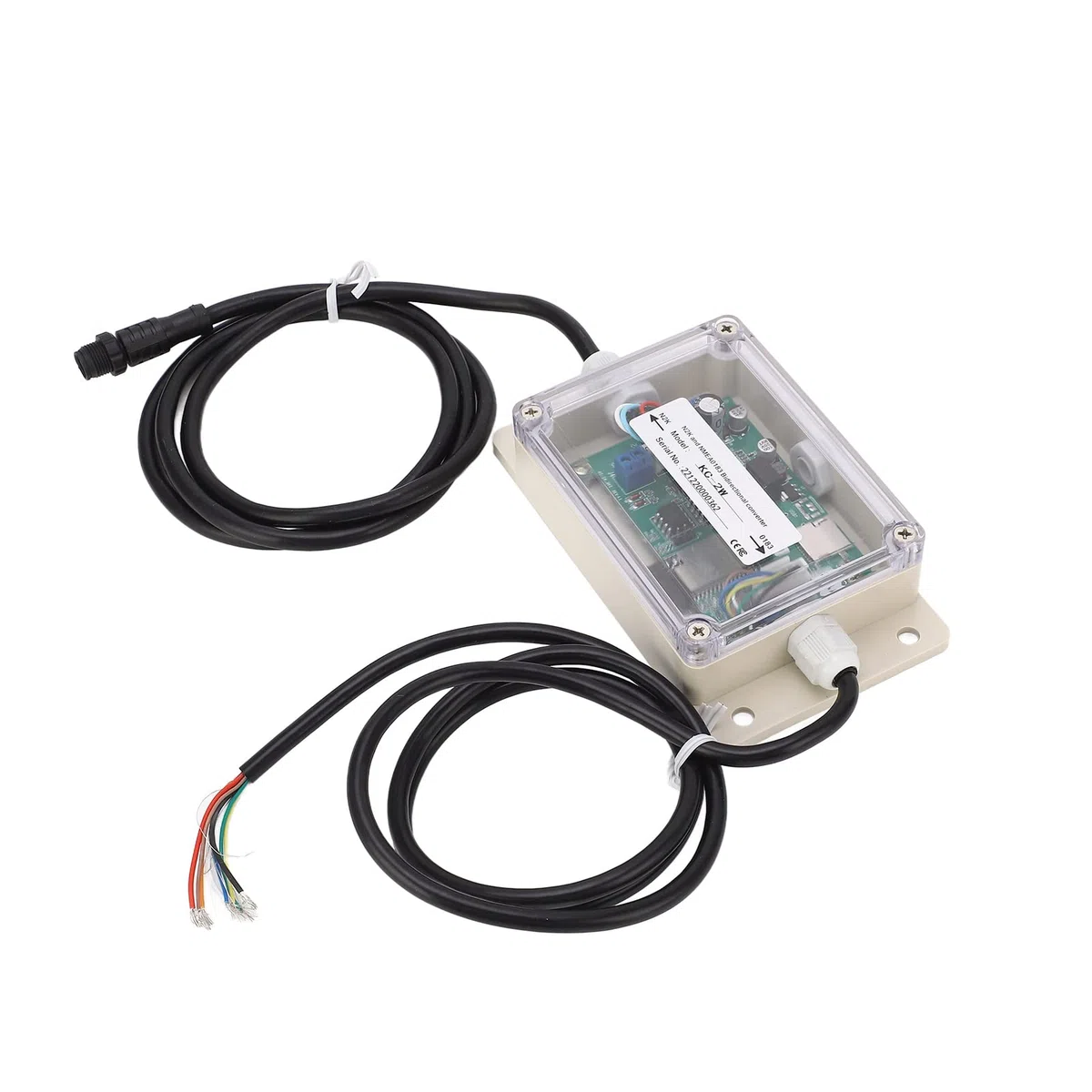 Bewinner Convertitore Bidirezionale KC-2W da NMEA 2000 a NMEA 0183, Impermeabile IPX67, 9-30 V, con WiFi, Connettore M12, Plug and Play per la Navigazione Marittima