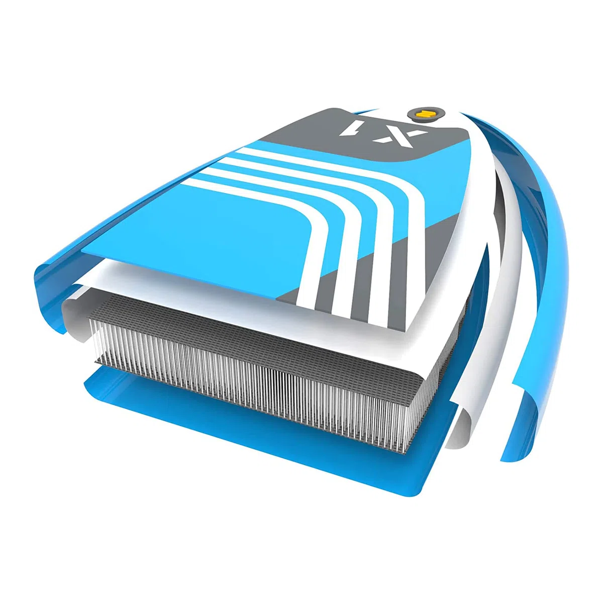 Zray X-Rider X1 - Kit per SUP gonfiabile, per sport all'aria aperta, con tecnologia Agile Light, blu/bianco