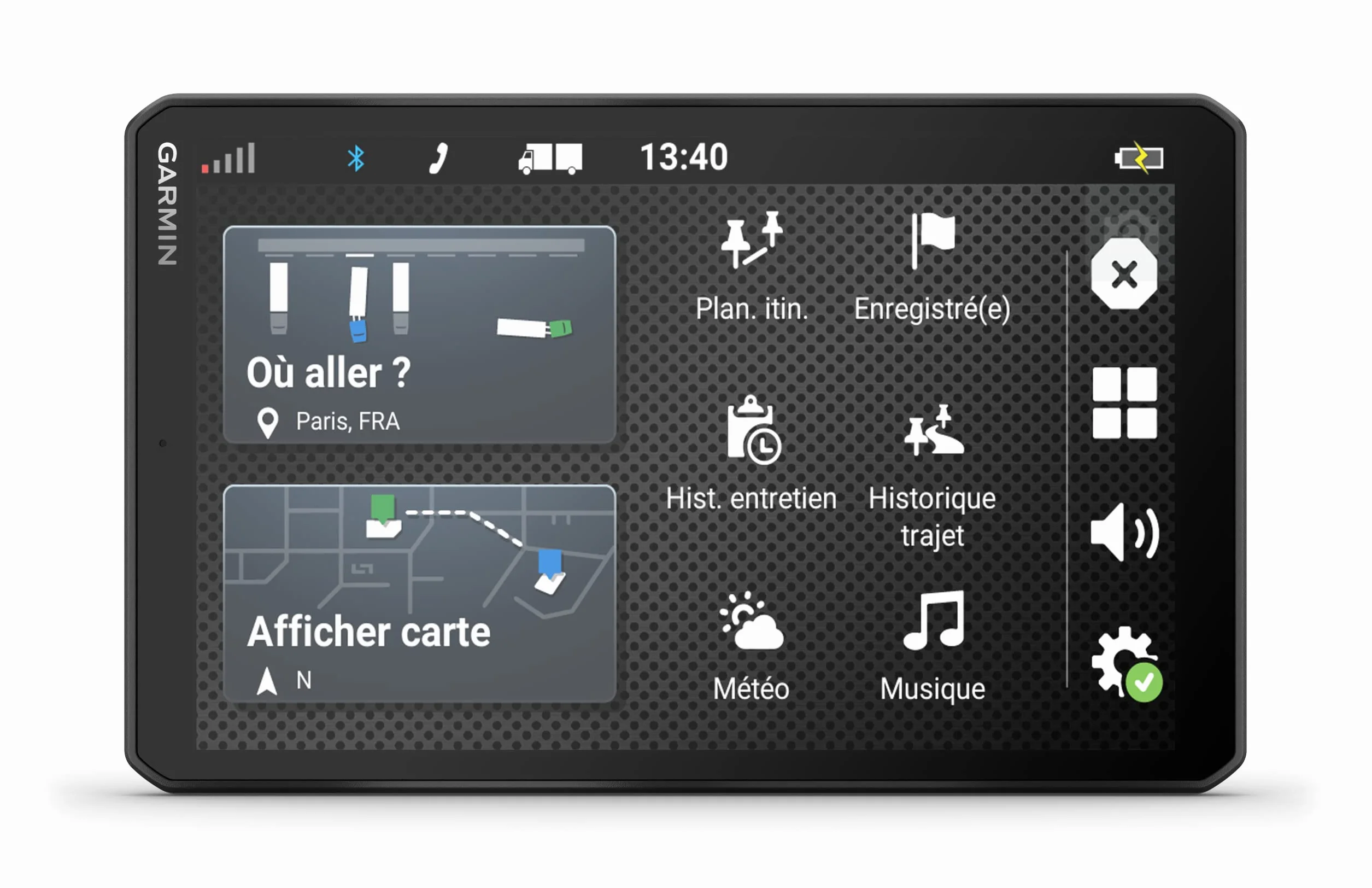 Garmin dēzl LGV810, Display da 8", Mappa Europa, Anteprima percorso, Navigazione in base a dimensioni, peso e carico trasportato