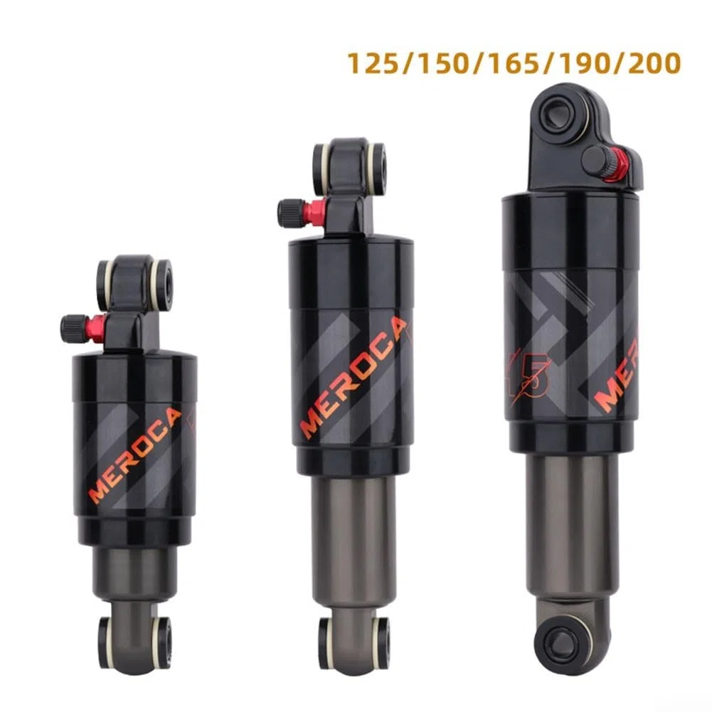 EasyByMall Ammortizzatore posteriore per bicicletta, ammortizzatore posteriore con blocco 125/150/165/190/200 mm, per mountain bike e bici da strada (150 mm), 3MMB1J6T40OL3G8G0B4AV1R47LRA