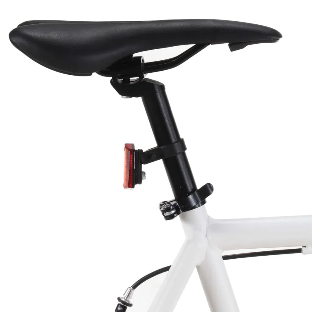 Bicicletta a scatto fisso bianco e verde 700c 55 cm biciclette