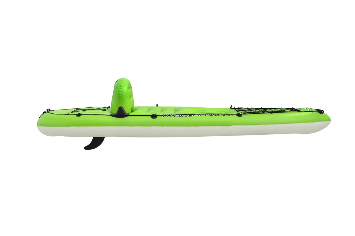 Bestway Koracle - Kayak gonfiabile Hydro-Force, set completo per la pesca, con pompa a mano, pagaia e borsa portaoggetti, capacità per 1 persona, diversi stili