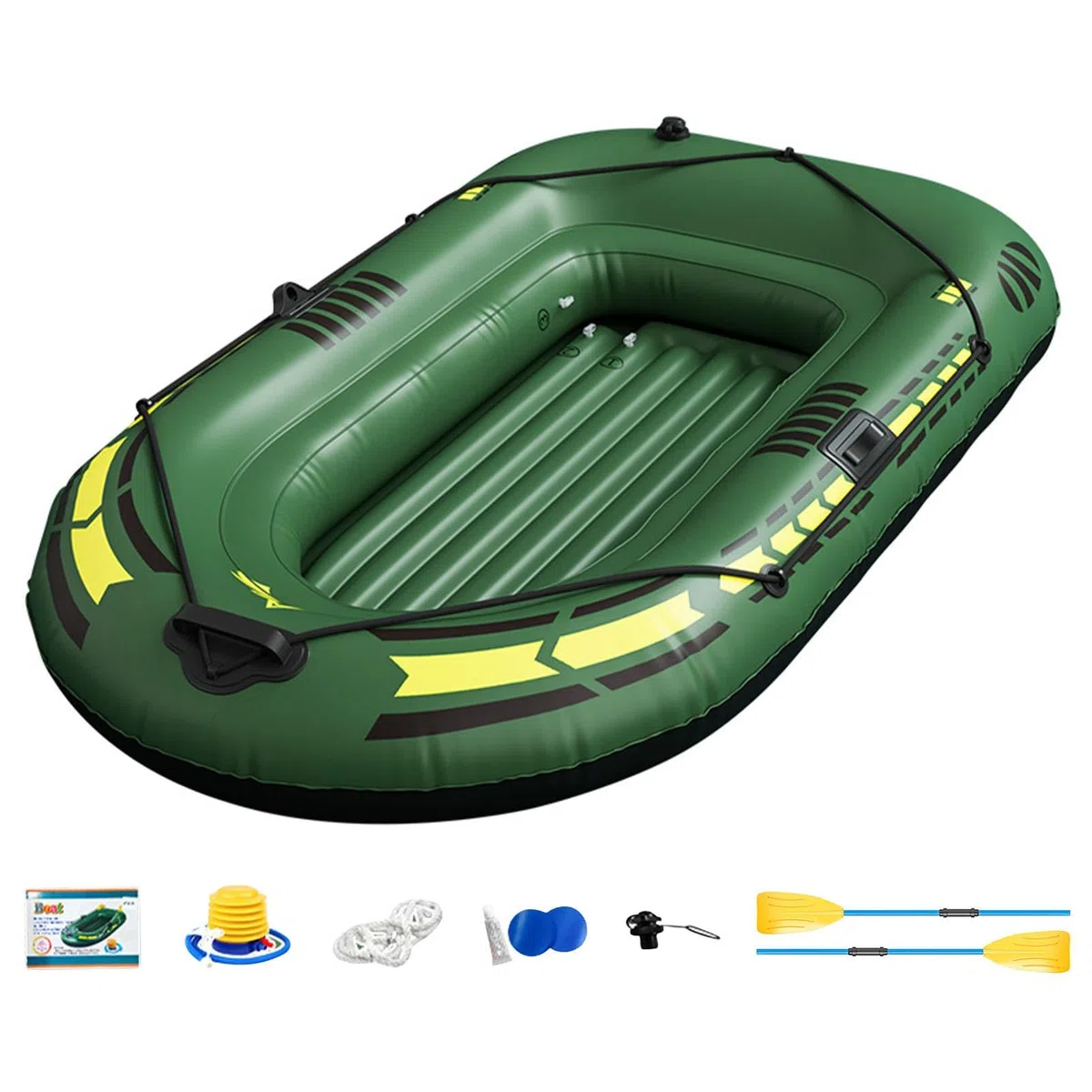 Kayak Gonfiabile Per Adulti - Gommoni Sportivi, Kayak Portatile Per Zattera | Barca Da Pesca All'aperto Con Pompa A Remi, Pedalò Riempito D'aria Per Lago, Riva, Rafting All'aperto, Pesca, Viaggi