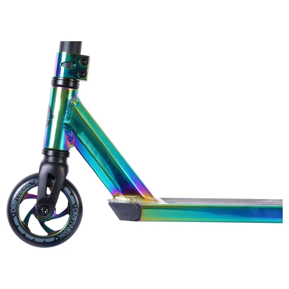 Driftwerk Stunt Scooter Freestyle Monopattino bambini DS2+ Neochrome rainbow
