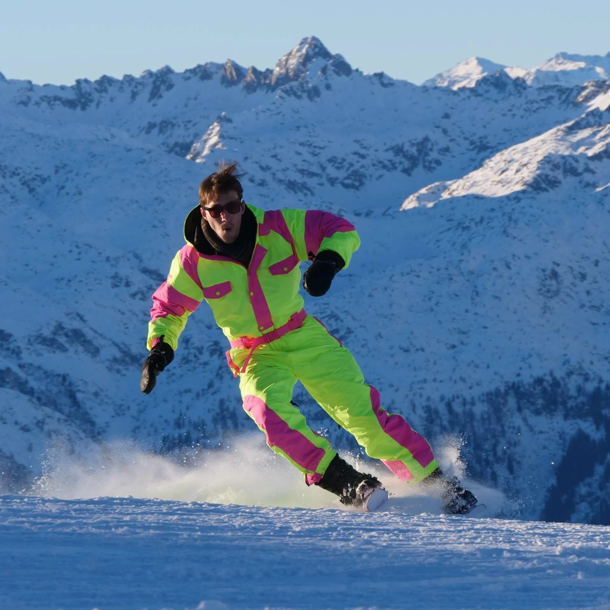 Mini sci corto per neve | Snowblade Skiboards | Snowfeet | 65 cm