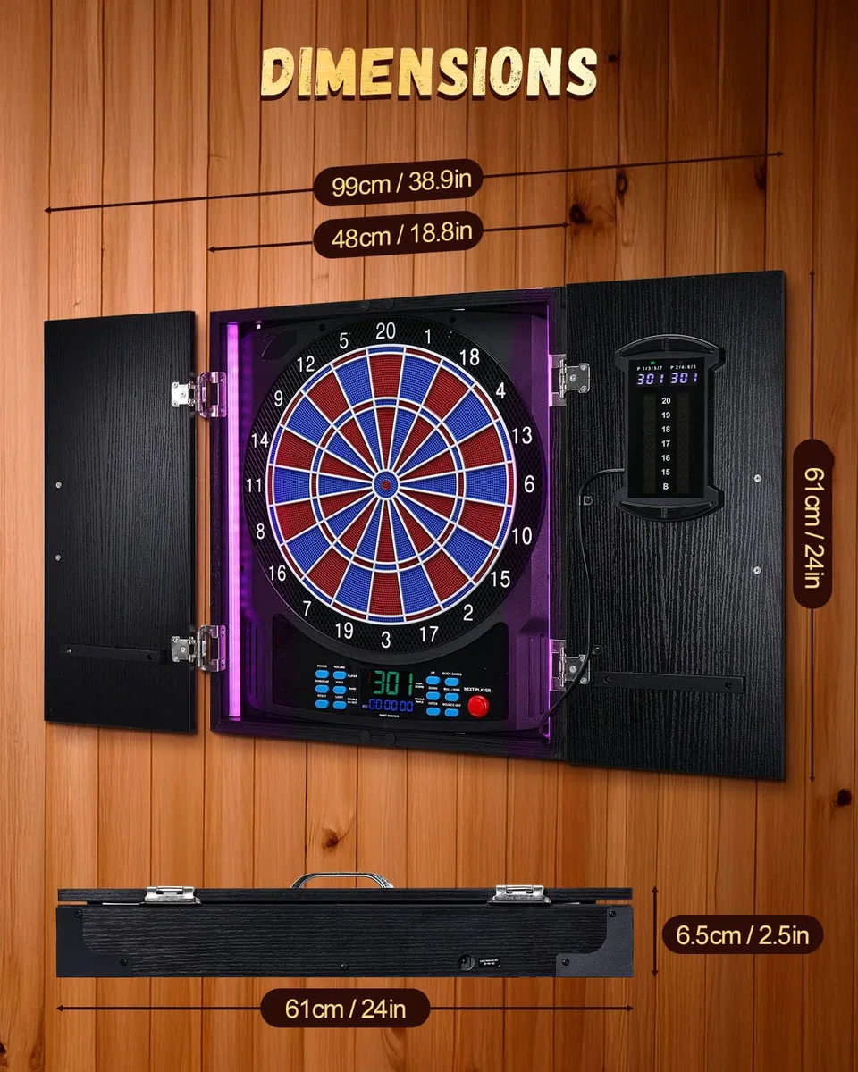 Freccette Bersaglio Elettronico [Modalità di Gioco Cricket], Professionale Freccette Elettronico - Aquila