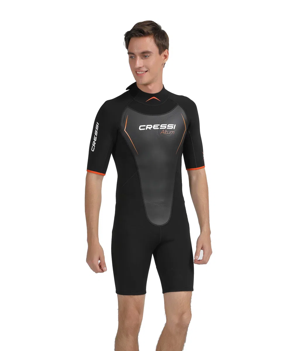 Cressi Altum Wetsuit Man 3 mm - One-Piece or Shorty Wetsuit for Men