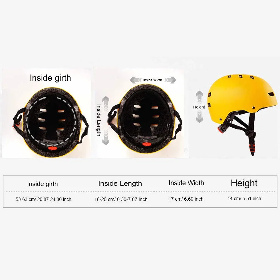 SOONHUA Sport All'aria Aperta Casco di Sicurezza Alpinismo Arrampicata su Roccia Guadare Speleologia Caschi Protettivi (Giallo)