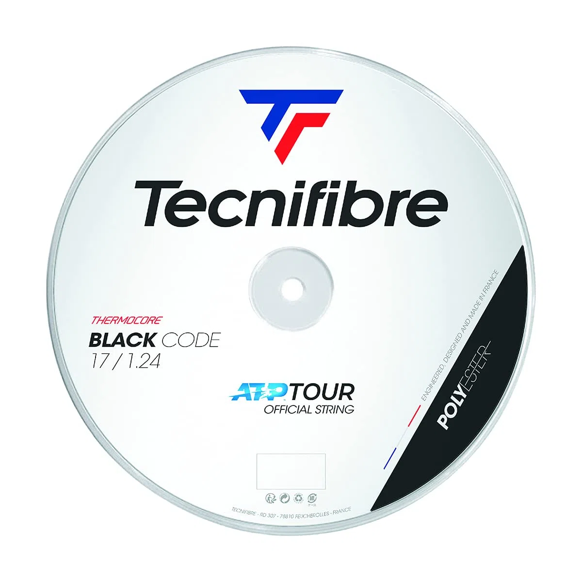 Tecnifibre Black Code 200M Lime Tennis Rotolo di Corde Monofilamento Lime