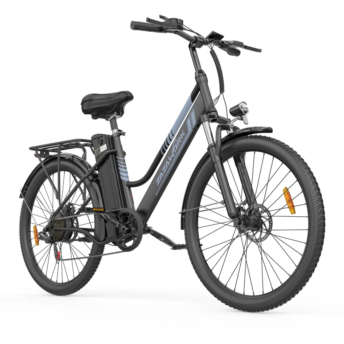 Bicicletta Elettrica 26 * 2,35 pollici pneumatici per adulti, bici elettrica a 7 velocità, batteria rimovibile 36V20AH, commuting urbano fino a 100-120 km, motore da 250W