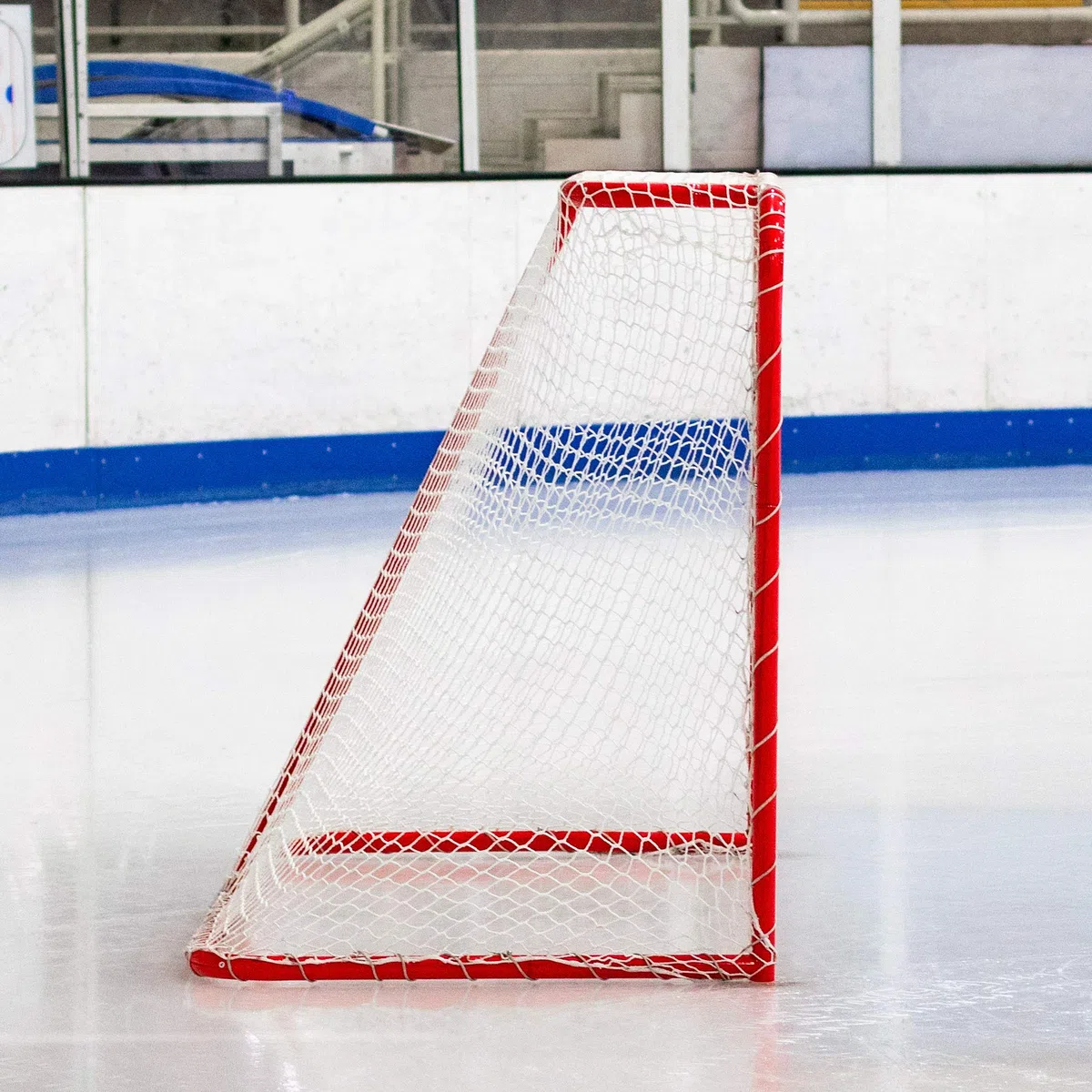 FORZA Porta Da Hockey Su Ghiaccio - Porta Hockey 1,8 x 1,2 m - Porta Da Hockey Su Ghiaccio In Acciaio Galvanizzato | Rete Da 5mm