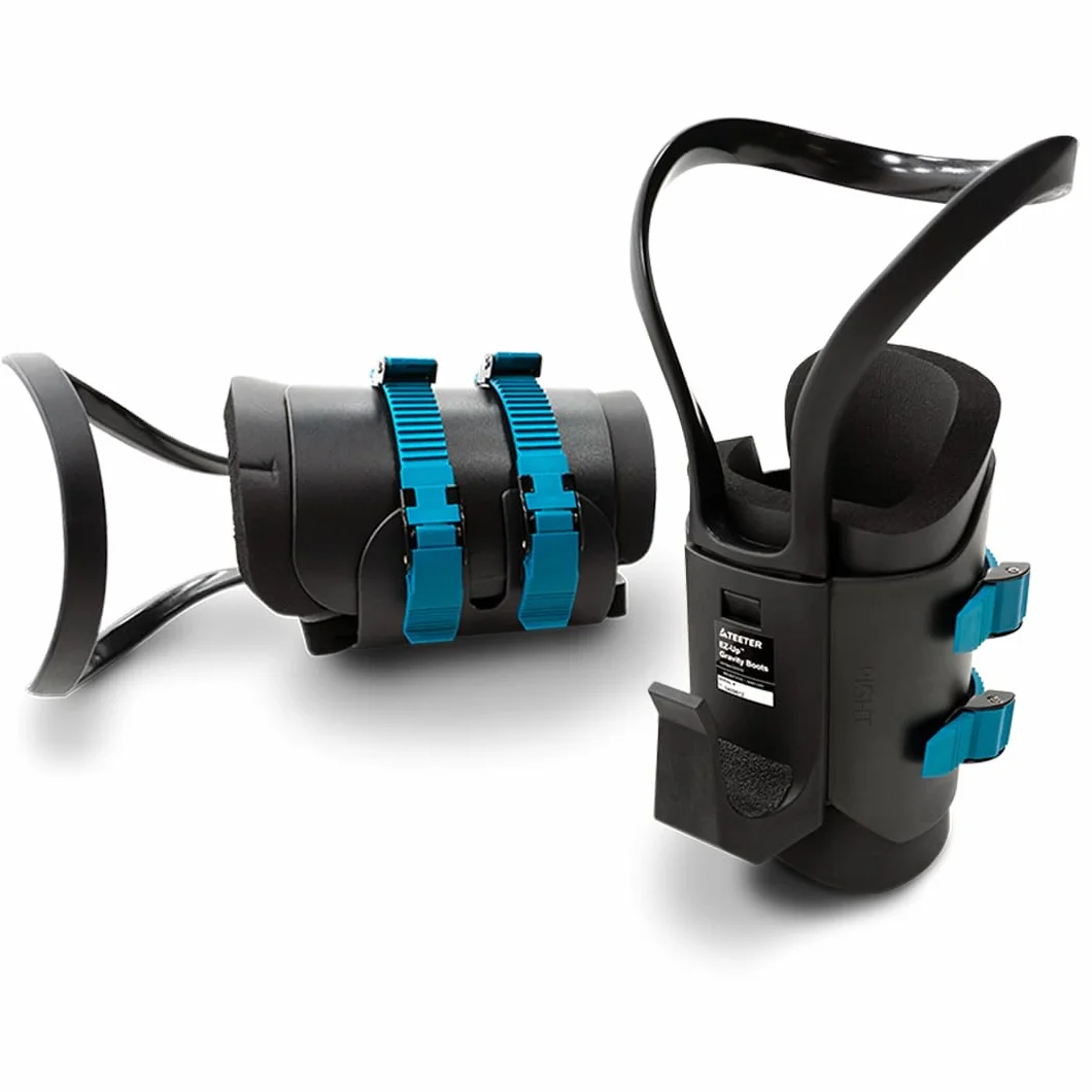 Teeter EZ-Up Stivali a inversione di gravità per stretching a decompressione, sollievo dal mal di schiena e esercizi addominali