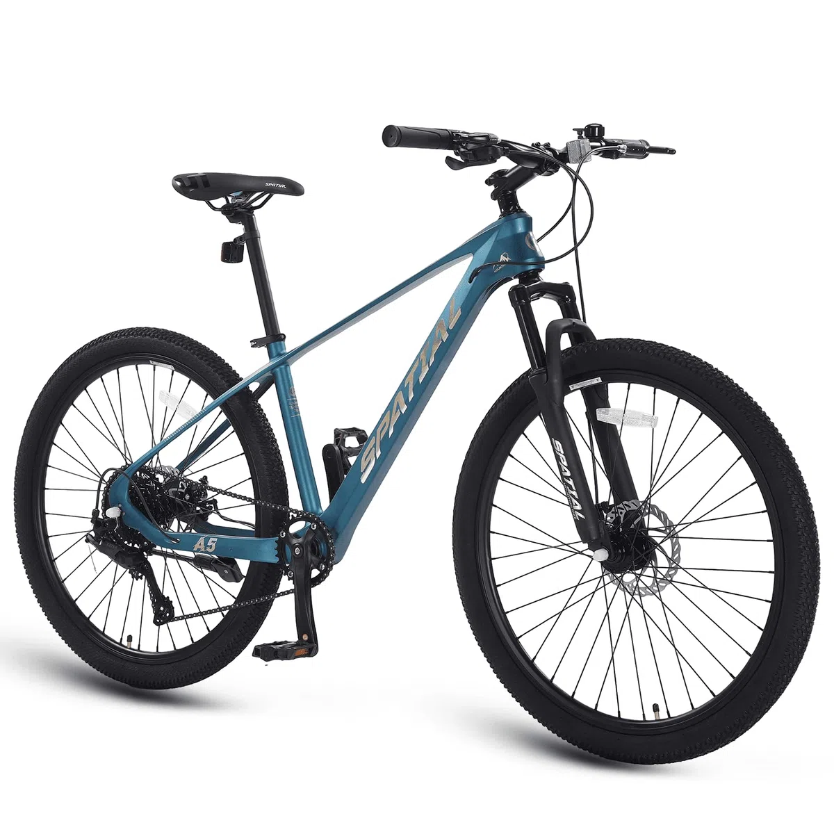 SPATIAL Mountain Bike, bici da ciclismo da esterno da 24/26/27,5/29 pollici, 21/8 velocità | Doppi freni a disco, sedile ergonomico regolabile per uomini, donne