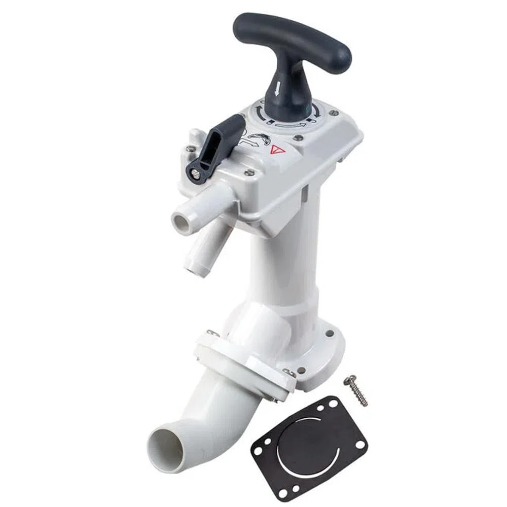 Jabsco, 29040-3000, Pompa di Ricambio, per Toilette, con avvitamento Manuale, per 29090 e 29120, Colore Bianco