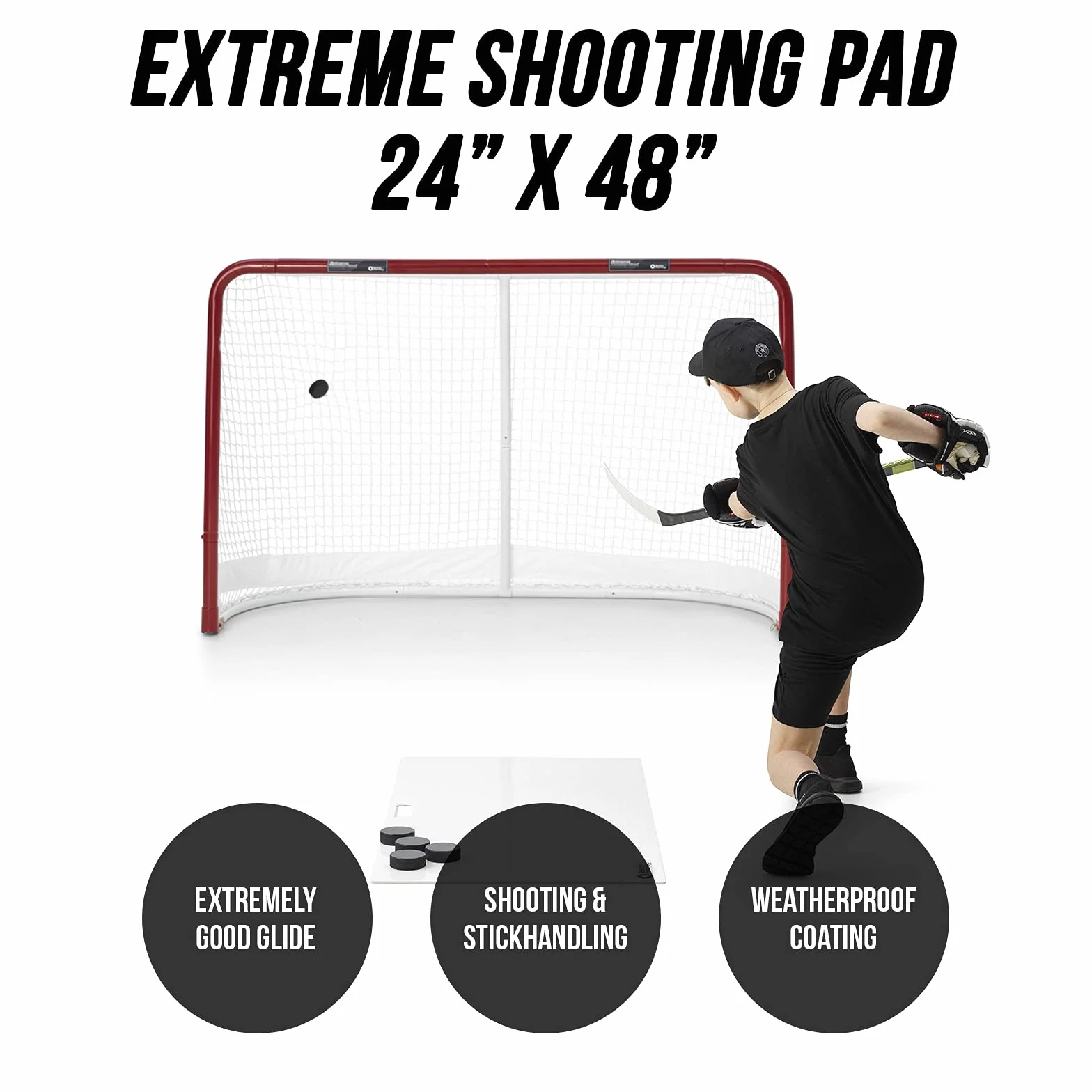 Better Hockey Extreme Shooting Pad – 120 x 60 cm