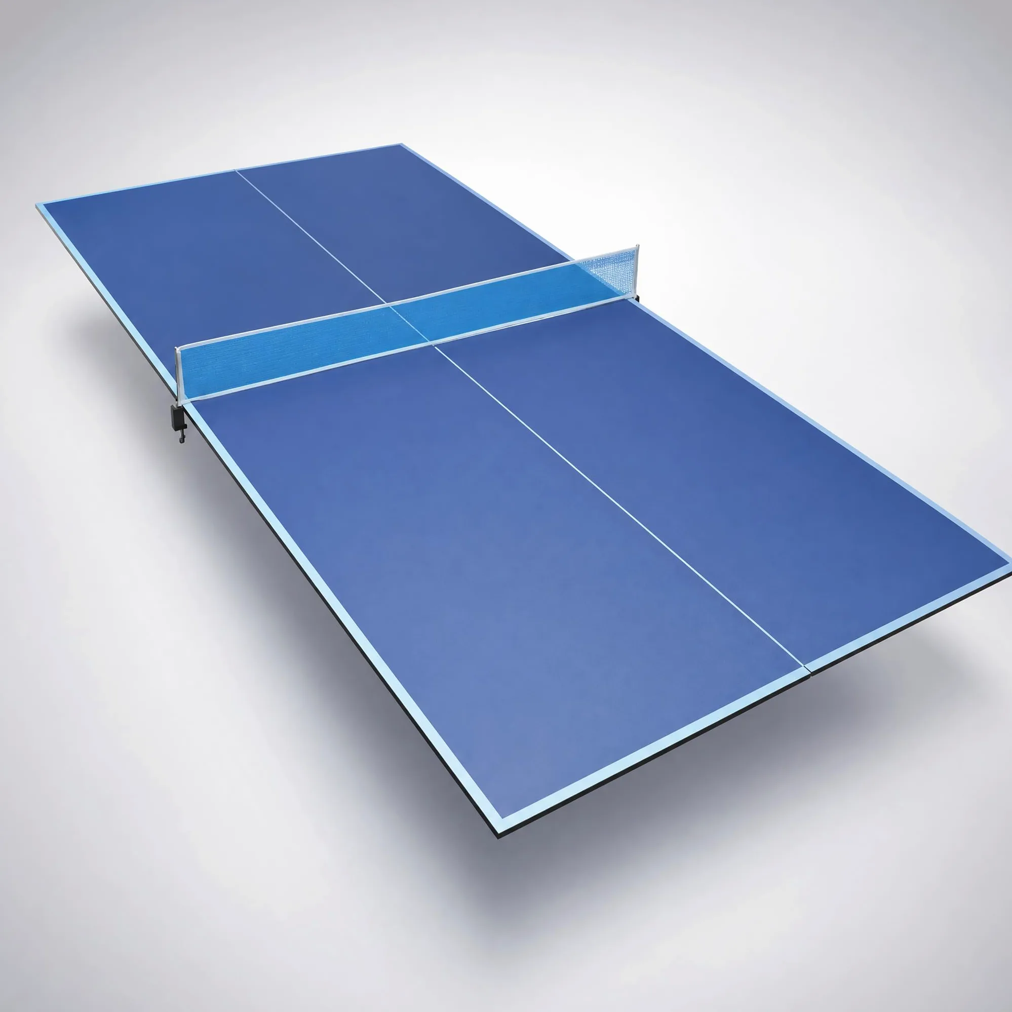 Tavolo da ping pong pieghevole, salvaspazio, resistente alle intemperie, mini tavolo da ping pong pieghevole per esterni e interni, piccolo con supporto