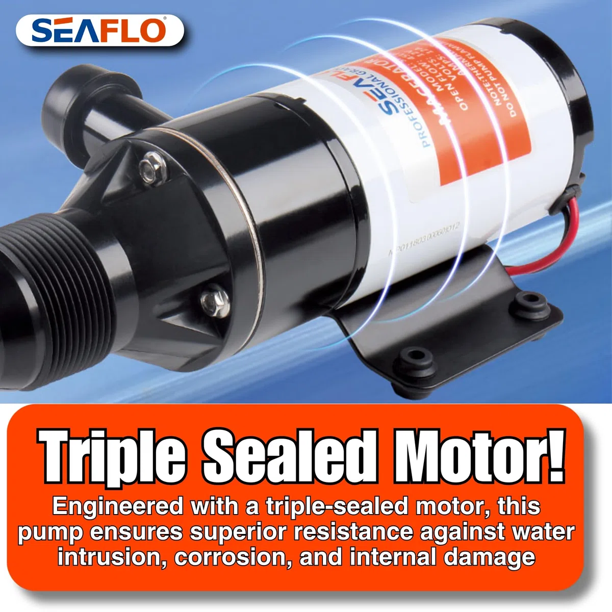 SEAFLO Sistema di pompa maceratore 12V per motore migliorato RV Marine 01 Series