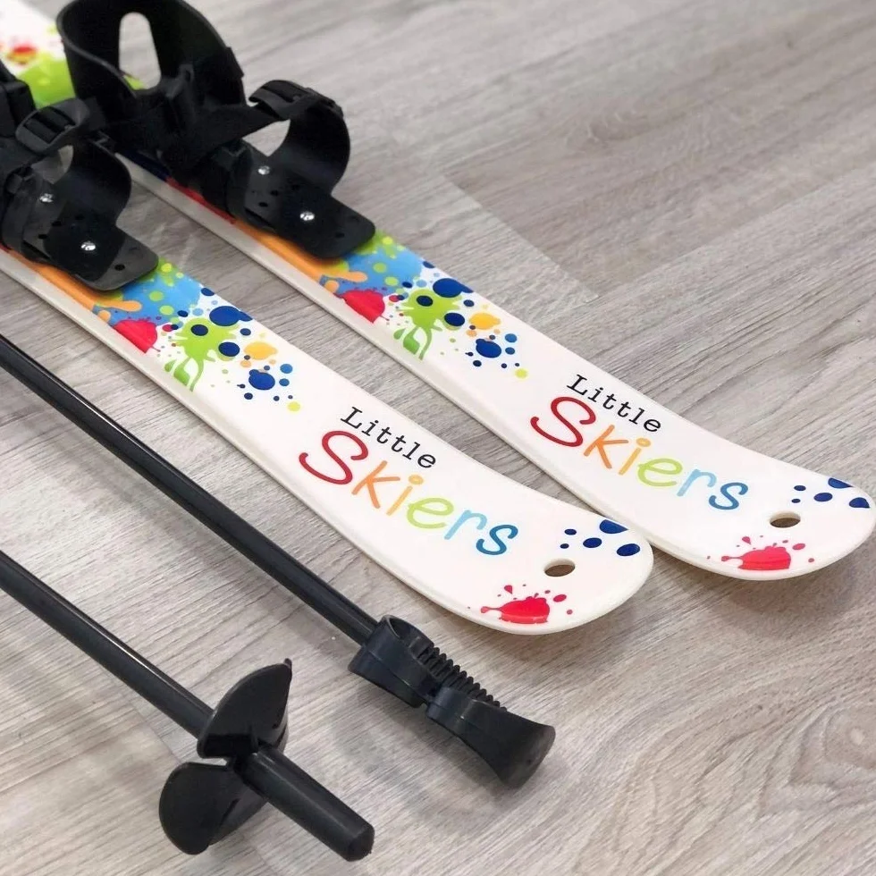 Starter - Sci e bastoni in plastica per principianti per bambini da 0 a 4 anni