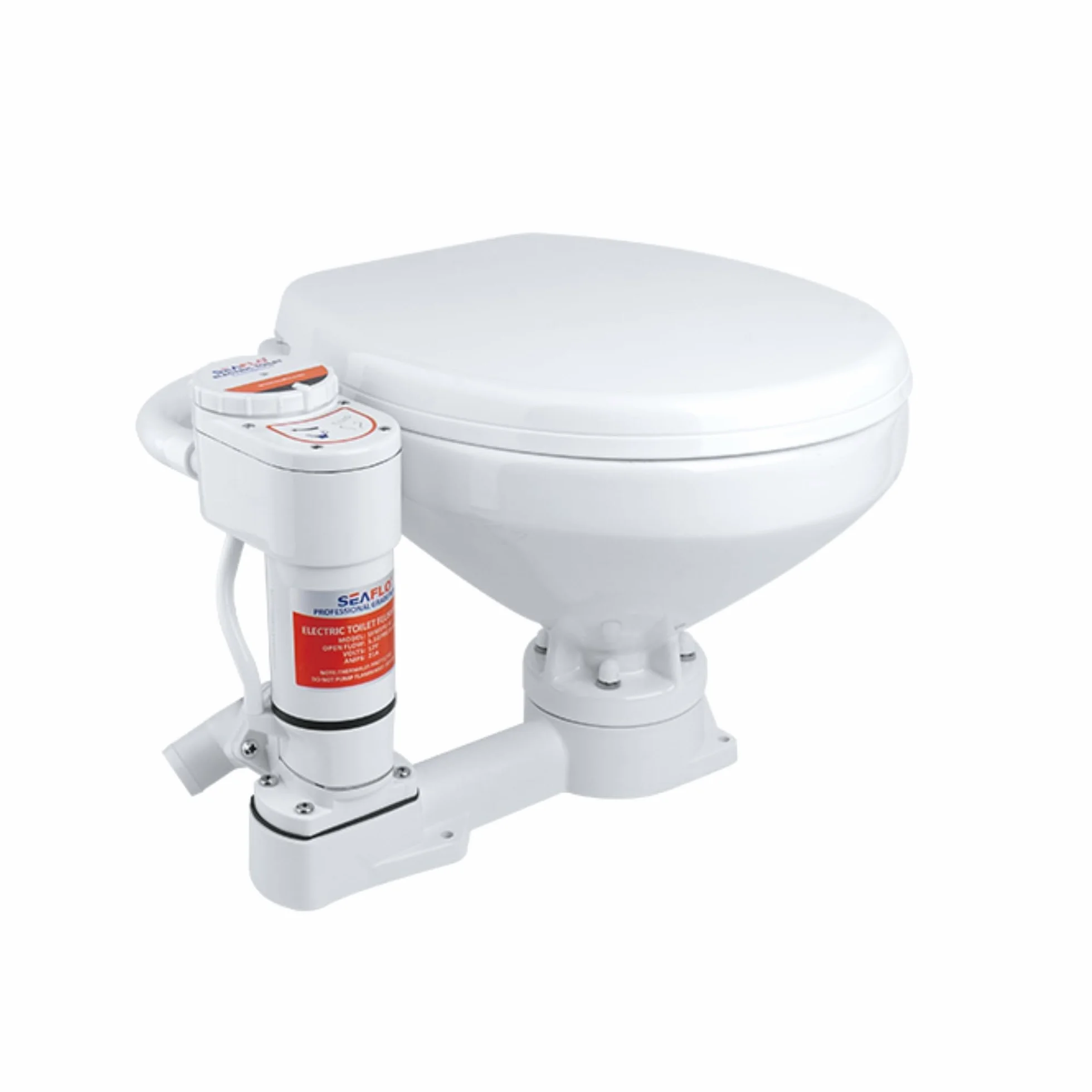 Seaflo Kit di conversione da manuale a WC marino elettrico, bianco (SFMTP1-02)