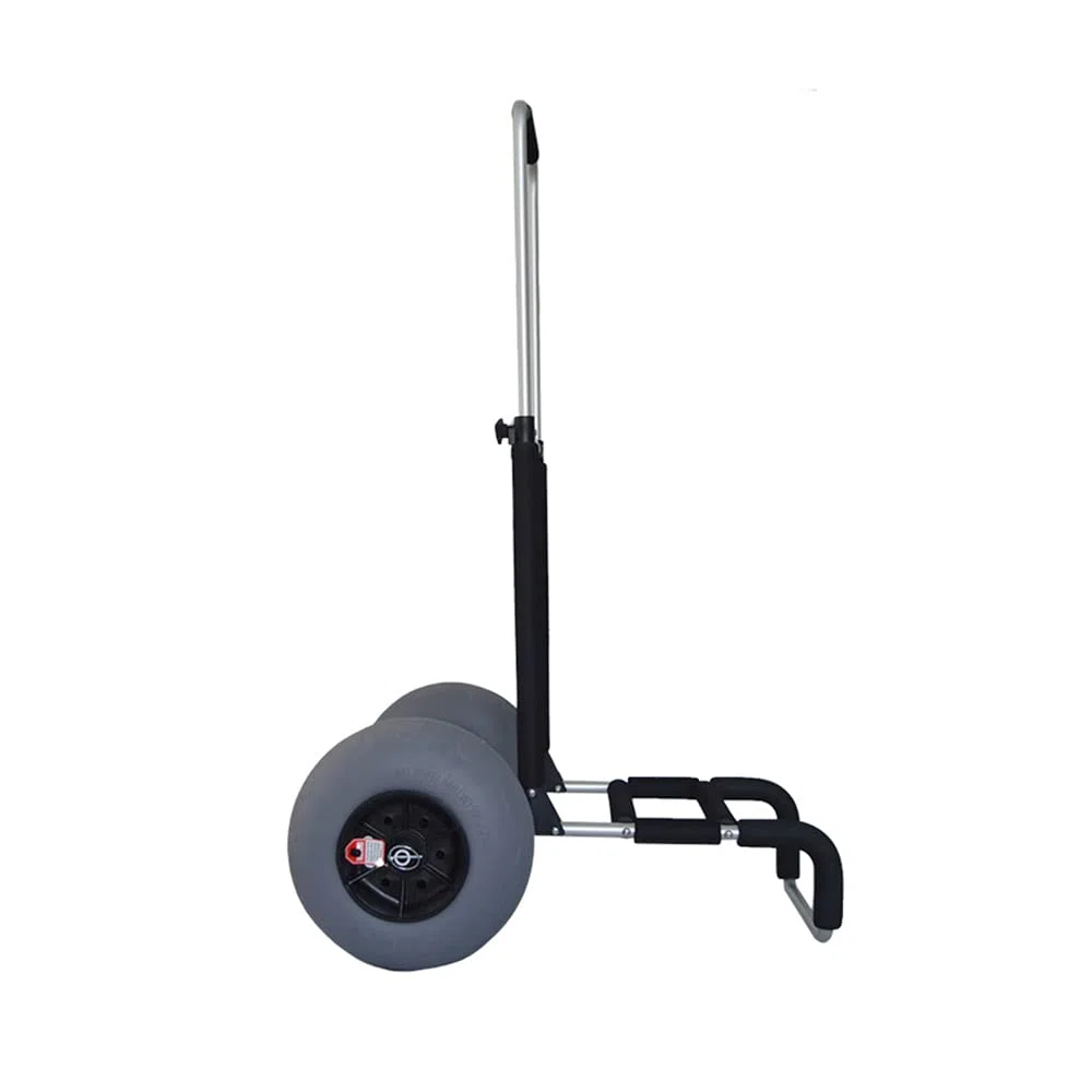 Carrello in alluminio per Sup - Ruota palloncino ideale per la sabbia