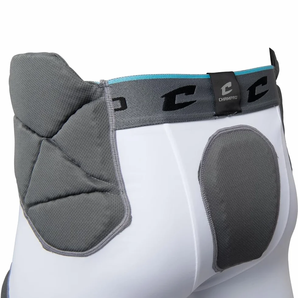 Champro Man-up-Cintura da Calcio A Compressione con 7 Cuscinetti, Unisex Adulto