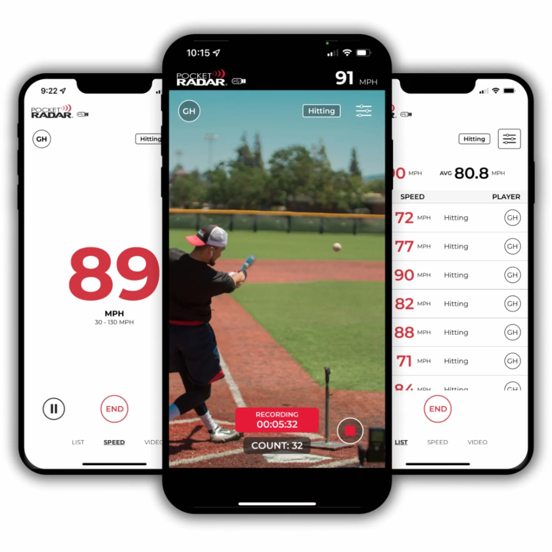 Pocket Radar Smart Coach/compatibile con Pocket Radar App