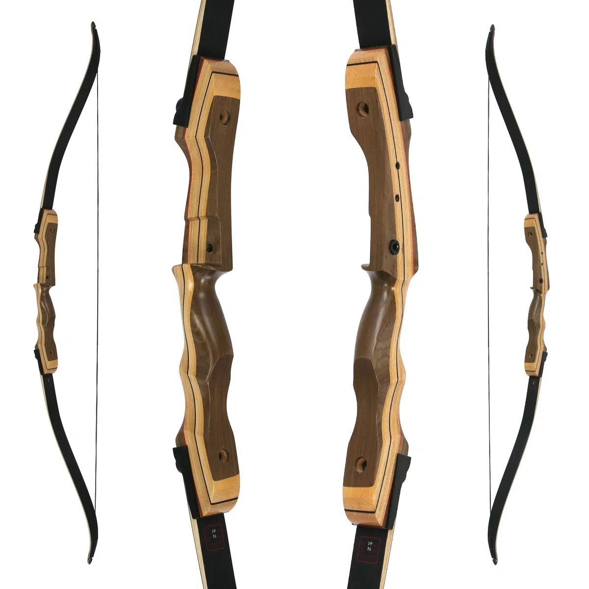 Set speciale Wild Honey – Take Down – 68 pollici / 32 lbs – Arco ricurvo per principianti; ottimo arco per principianti, arco per principianti per adulti e giovani nel tiro con l'arco, tiro con l'arco