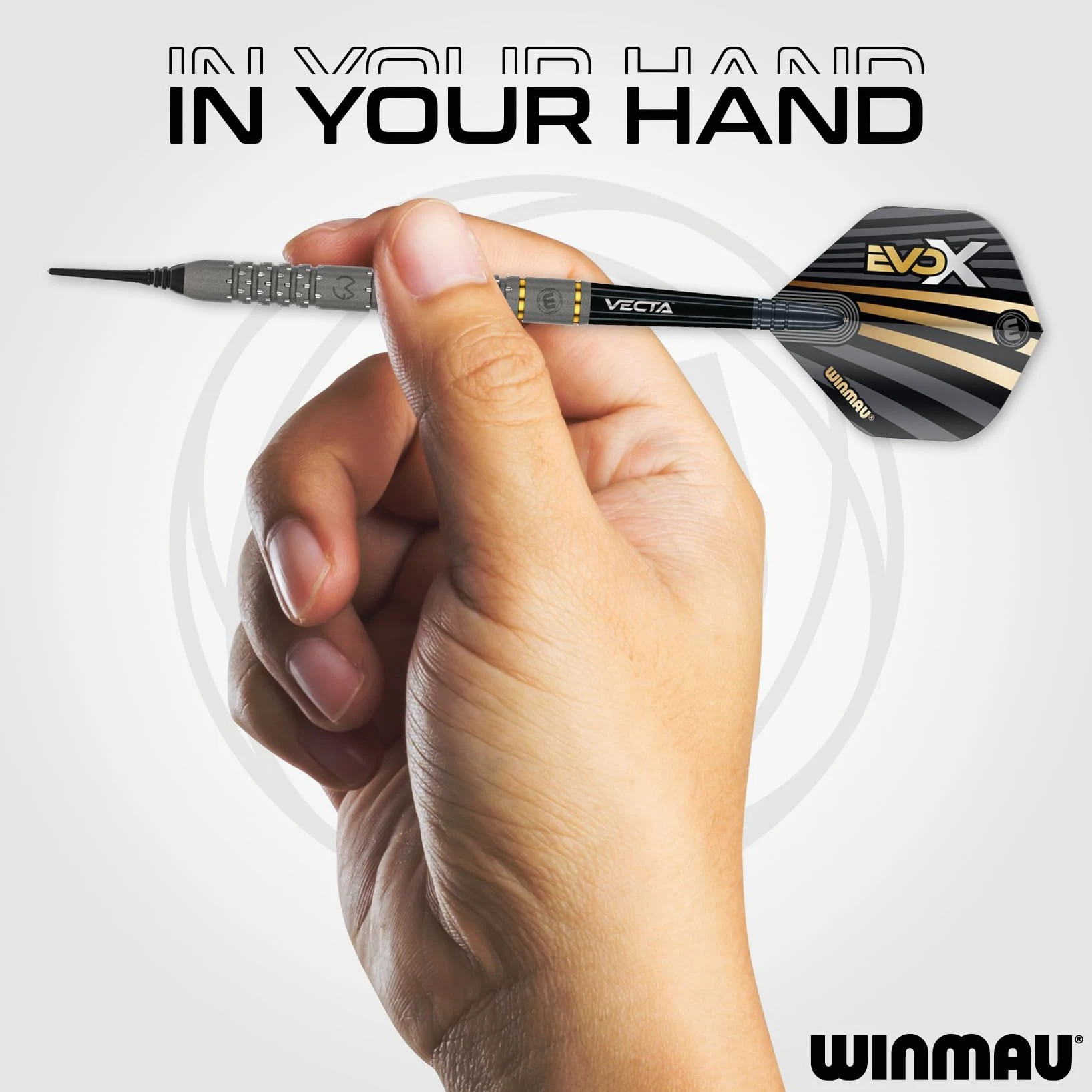 WINMAU – Michael Van Gerwen MvG - EvoX Set di Freccette Professionali con voli e steli per Freccette - Disponibile con Punta Morbida da 18 g, Peso Pieno da 20 g e Punta in Acciaio da 21g, 22,5g e 24g