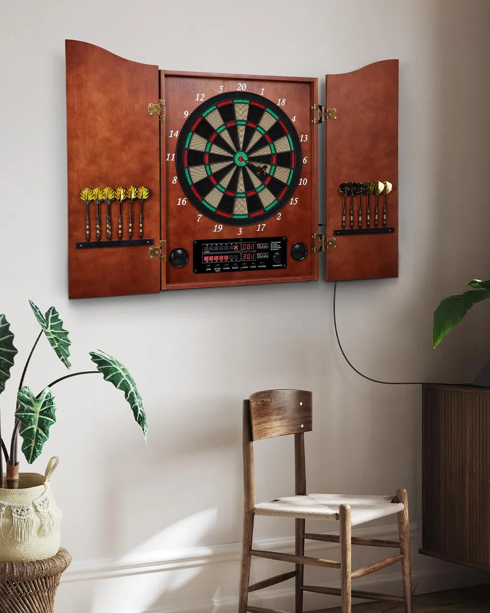 Freccette Bersaglio Elettronico [12 Freccette di Bronzo][Modalità di Gioco Cricket], Bersaglio Freccette Elettronico