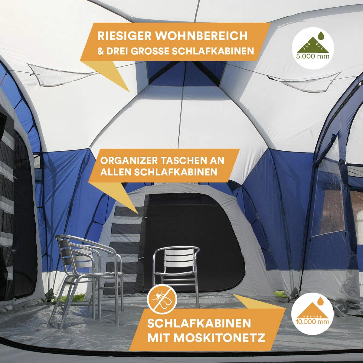 Skandika Nimbus 12 - Tenda da Campeggio
