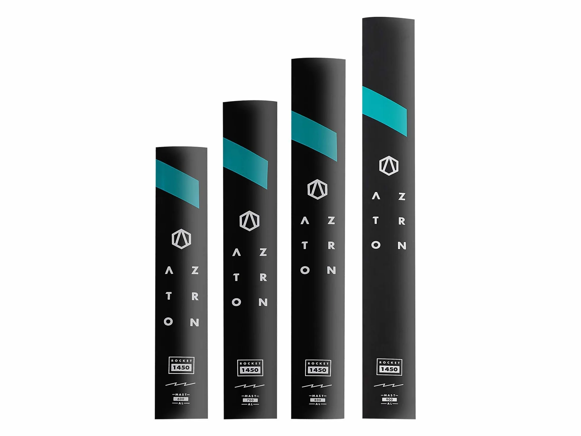 Aztron, Idrofoil Rocket 1450 cm2 in Alluminio e Fibra di Carbonio Unisex Adulto, Nero