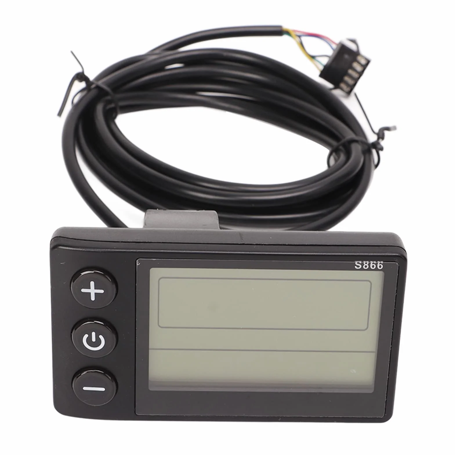 BuyWeek Kit Controller Motore Brushless Bici Elettrica, 24V 36V 48V 250W 350W Bicicletta Elettrica 17a Controller S866 Display LCD Misuratore Pollice Acceleratore 8 Sensore di Assistenza Magnetica