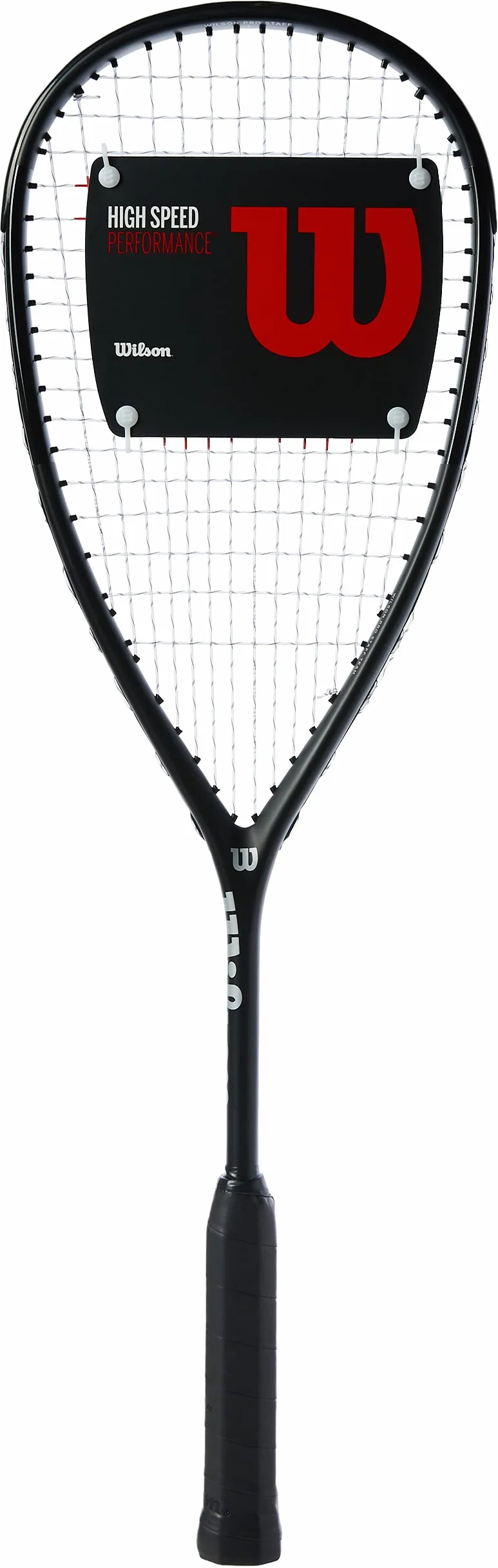 Wilson Squash Racchetta Pro Staff Team, Unisex, Manico Pesante, Nero, WR031010H0