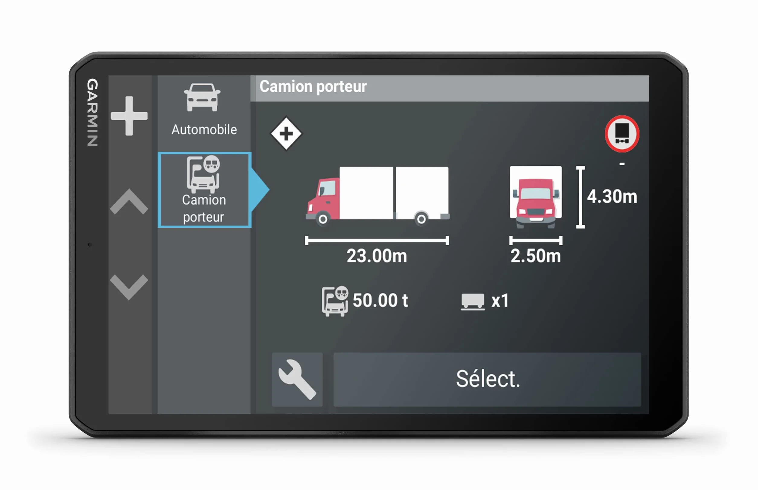 Garmin dēzl LGV810, Display da 8", Mappa Europa, Anteprima percorso, Navigazione in base a dimensioni, peso e carico trasportato