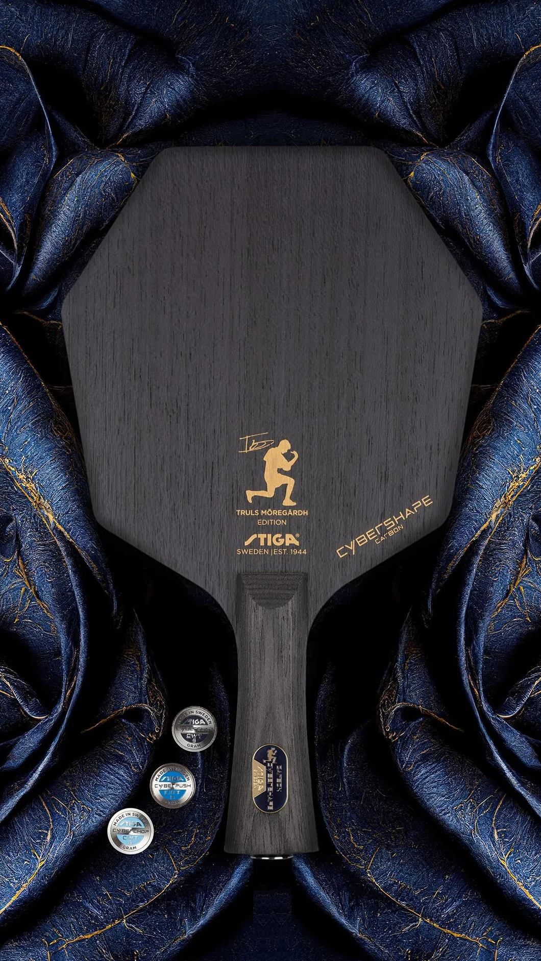 Stiga Lama da Ping Pong Cybershape Carbon CWT Truls Edition - Manico Classico Dritto