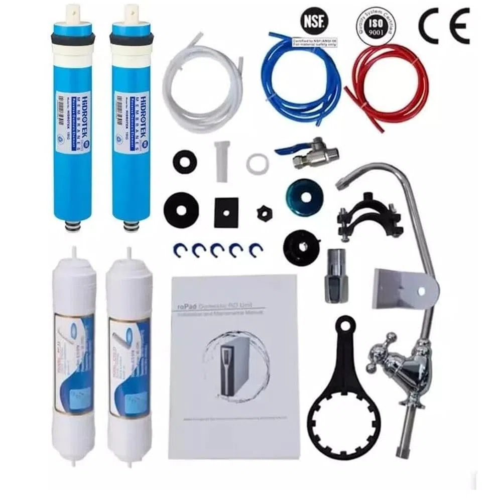 AcquaHOME® ROPAD 300 DEPURATORE ACQUA PURIFICATORE OSMOSI INVERSA SOTTOZOCCOLO - PRODUZIONE DIRETTA 60 LITRI/ORA DI ACQUA OLIGOMINERALE IMPIANTO DOMESTICO- **COLLAUDO INCLUSO**