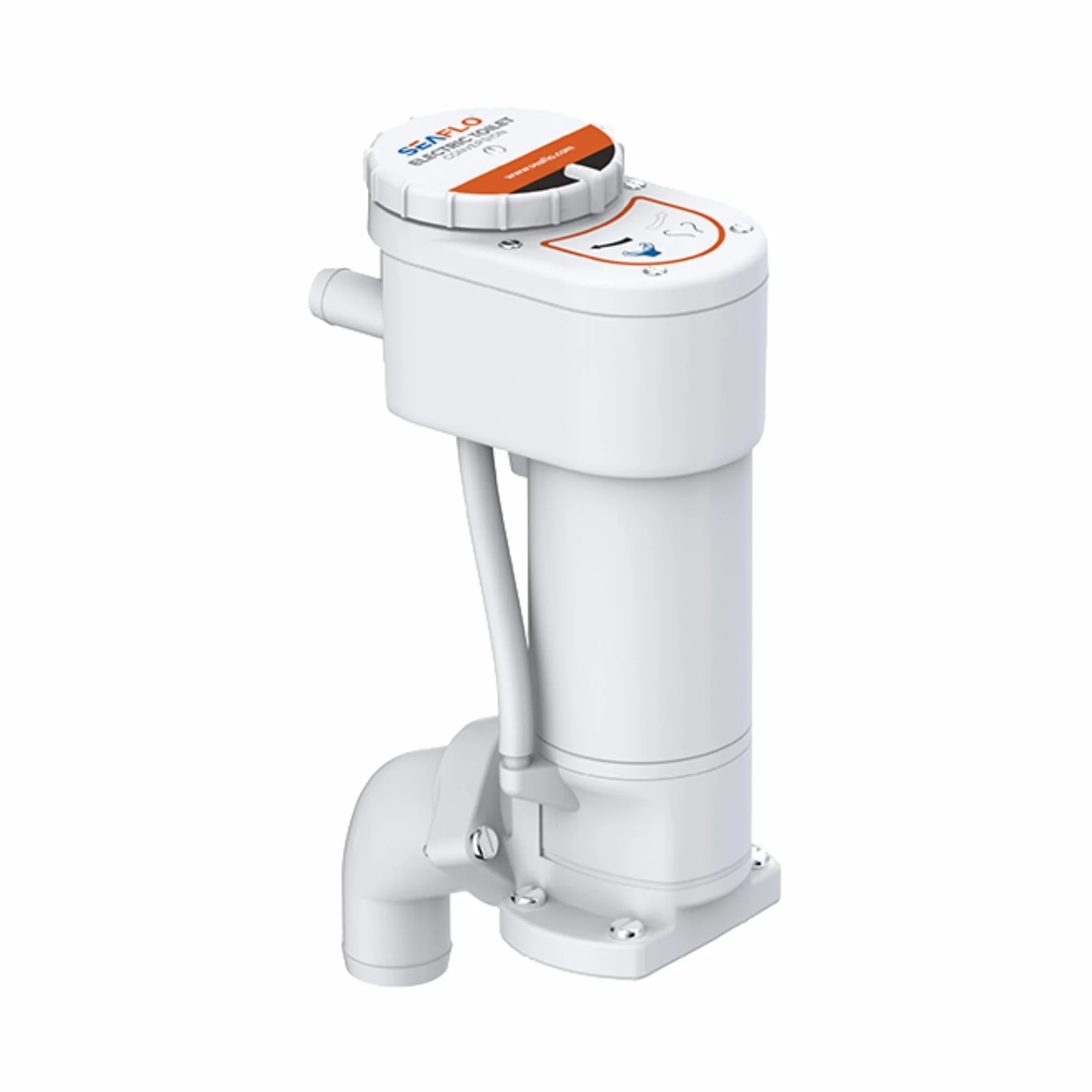 Seaflo Kit di conversione da manuale a WC marino elettrico, bianco (SFMTP1-02)