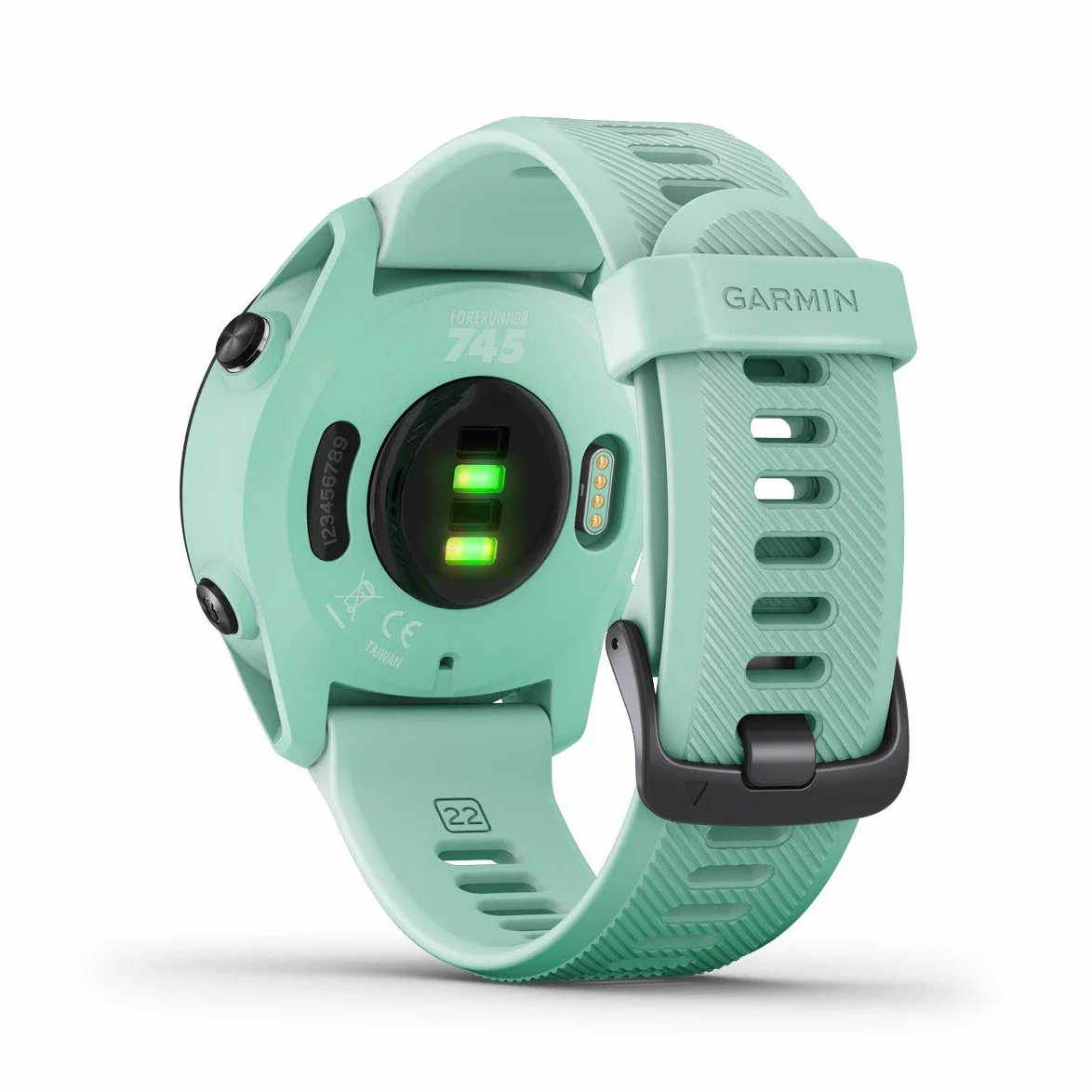 Garmin Forerunner 745, GPS per la corsa, Display MIP da 1,2", Distanza, Passo, Cardio, HRV, VO2max, Piani gratuiti per 5K, 10K e mezza, Musica, GarminPay, Notifiche (Neo Tropic)