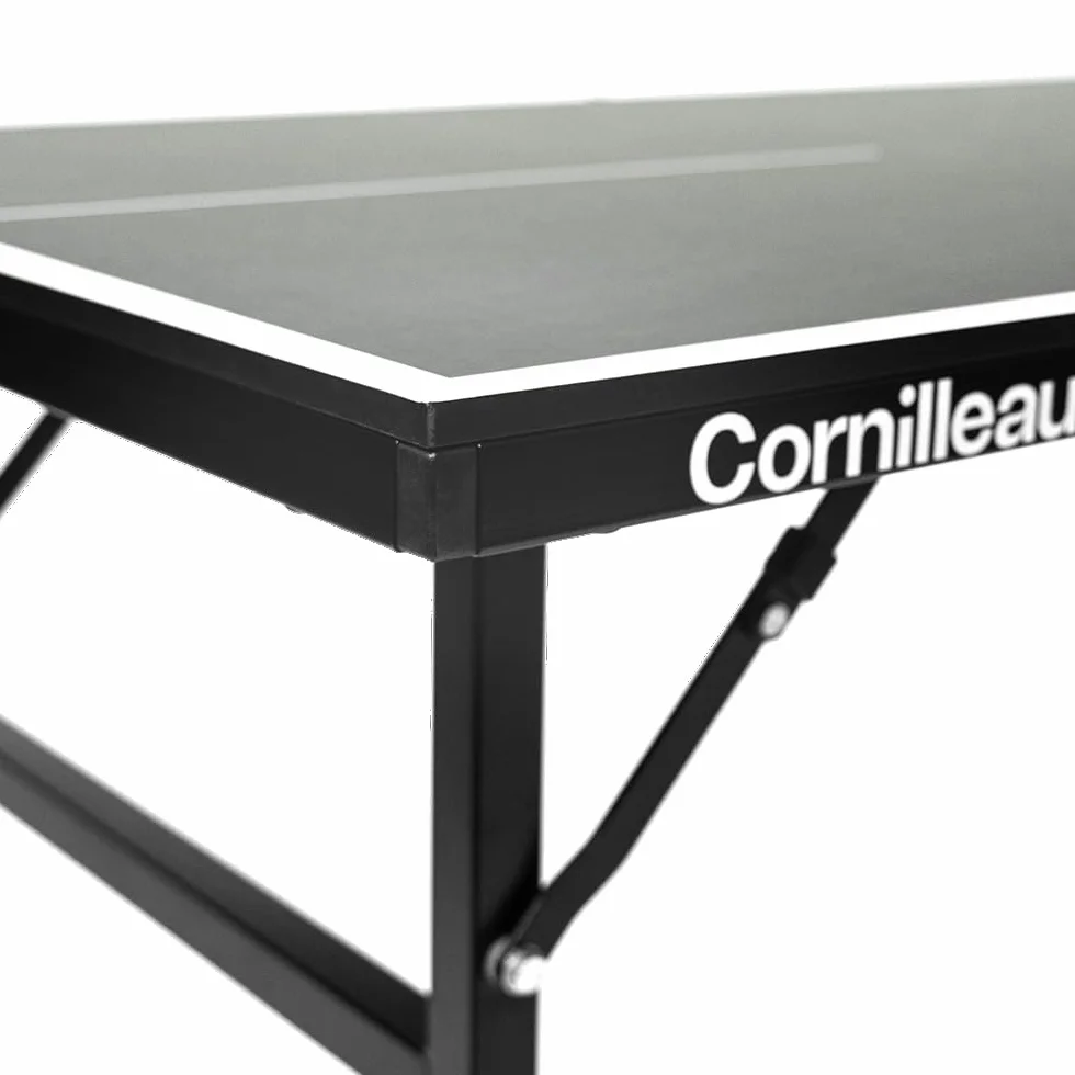 CORNILLEAU Mini Tavolo da Ping Pong – Compatto, Regolabile in Altezza e Pieghevole – 125 x 75 cm – Set con 2 Racchette e 3 Palline da Ping Pong – Perfetto per Bambini e Adulti