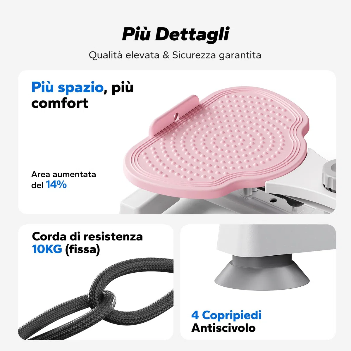 MERACH Twist Waist Disc Board per le Donne, Waist Whisper con 2 Fasce Elastiche, Pedana Rotante Dimagrante per Allenare Core e Fianchi, 136KG Max per Fitness & Ginnastica - Rosa (Pro)