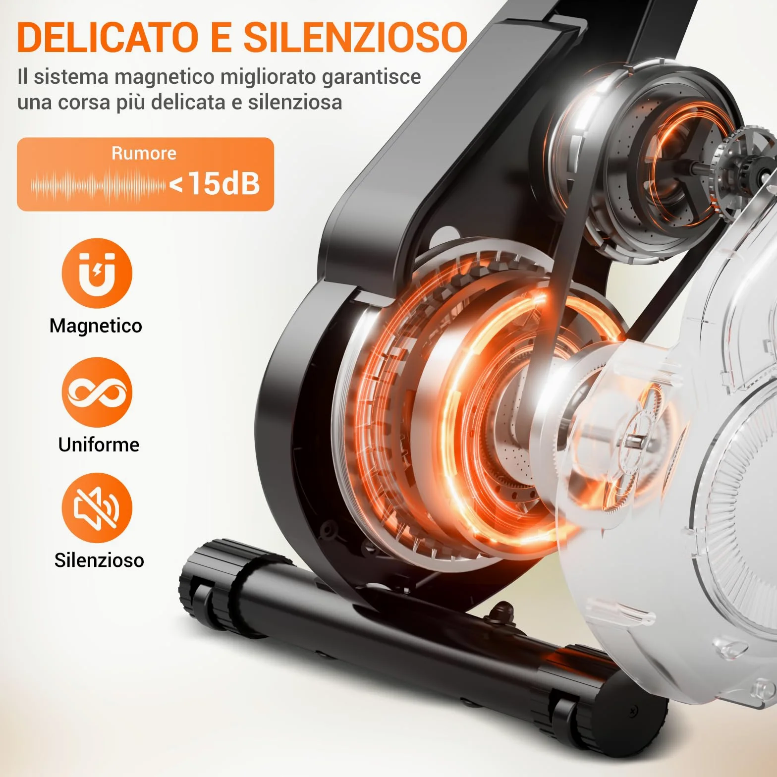 UMAY cyclette da casa pieghevole Ergometer, cyclette pieghevole 5-in-1 con Resistenza Magnetica a 16 Livelli, cyclette per casa Bici da Camera con Sedile Comodo, Massimo 136kg