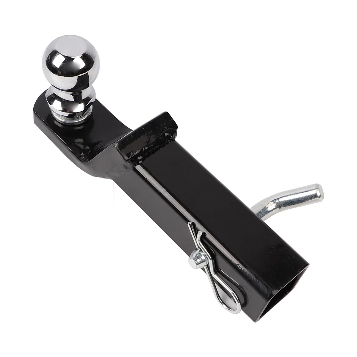 Asixxsix Gancio di Traino, 2,4 Pollici in Acciaio Regolabile Trailer Hitch Mount, Alta Sicurezza Durevole Facile Installazione Trailer Hitch Mount per Barche Campeggiatori