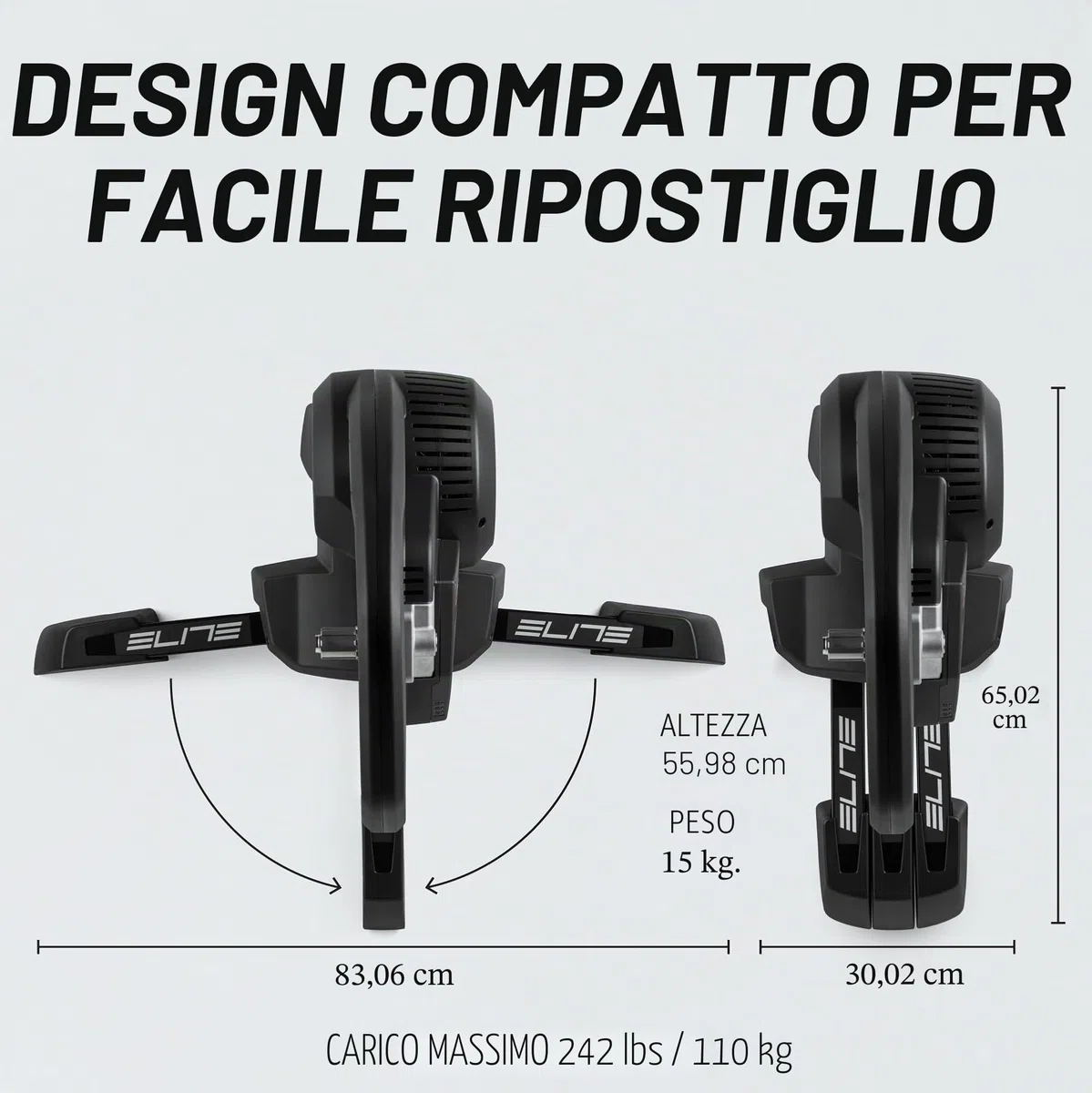 Elite Direto XR Smart Trainer Interattivo – Disponibile in Versione Standard o Bundle Zwift Cog e Click – Rullo a Trasmissione Diretta per Allenamento Indoor
