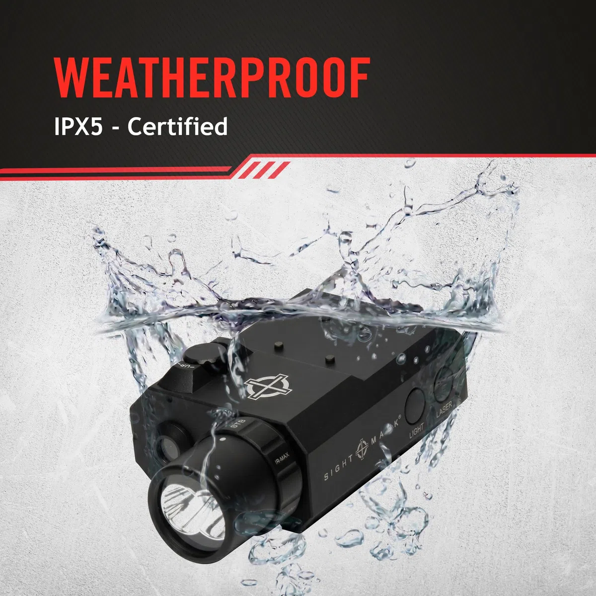 Sightmark LoPro Combo Flashlight IR compatible and Green Laser Sight