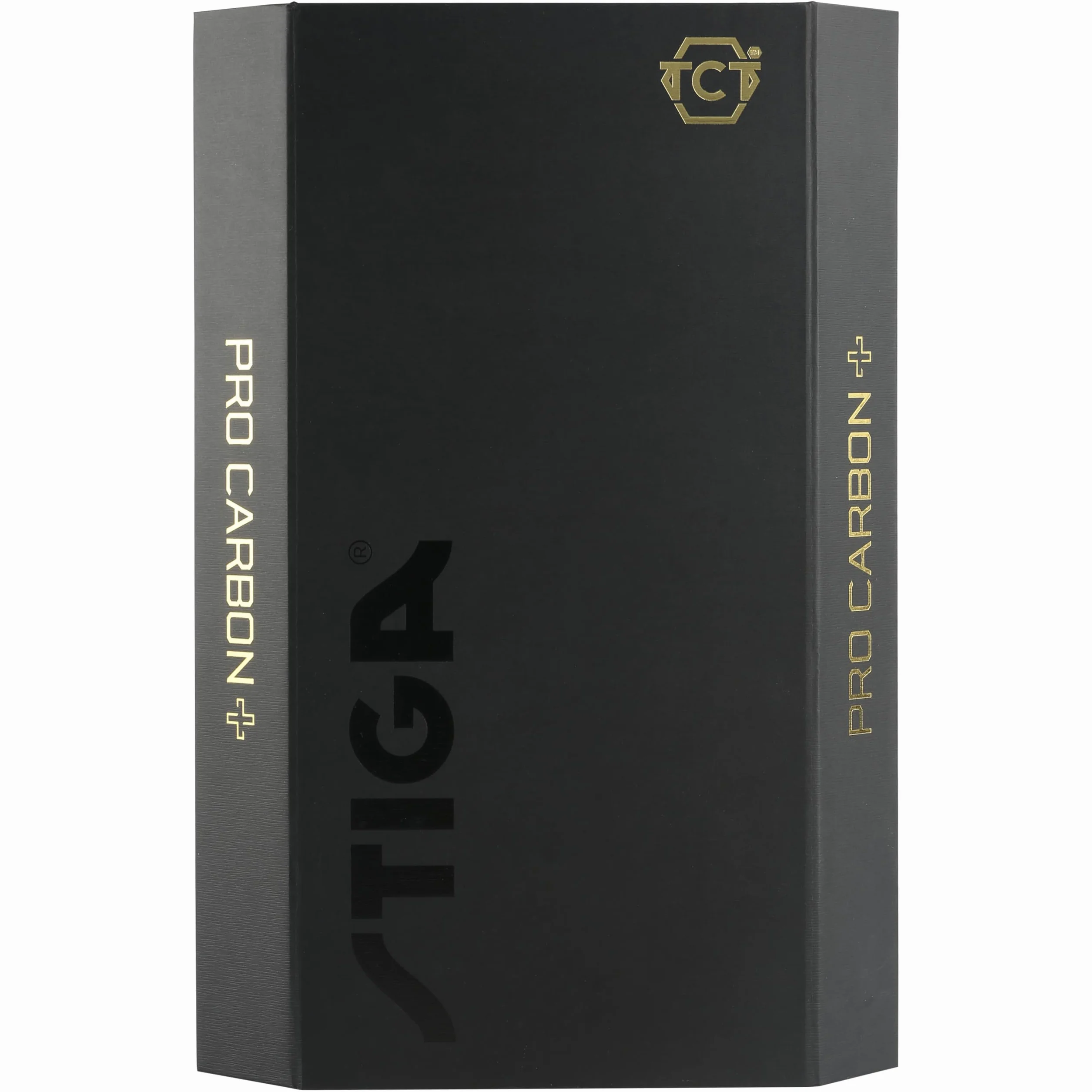 STIGA Pro Carbon + Table Tennis Bat for Advanced Offensive Competitive Players - ITTF Approved, Touch Carbon Technology - Enhanced Speed, Control and Comfort – Black/Red