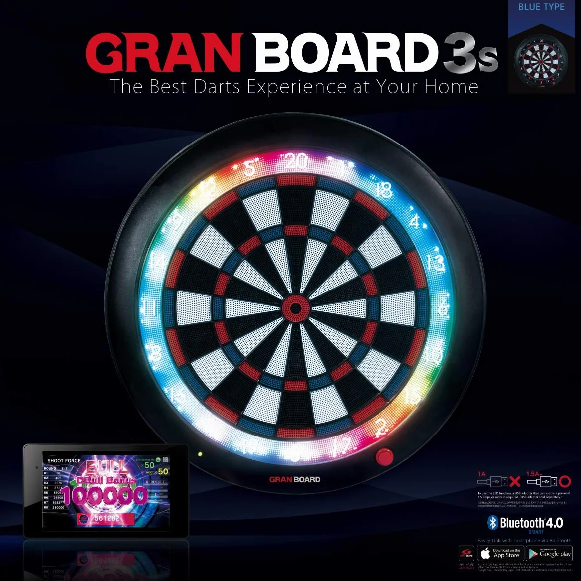 GRANBOARD 3s Smartboard, blu