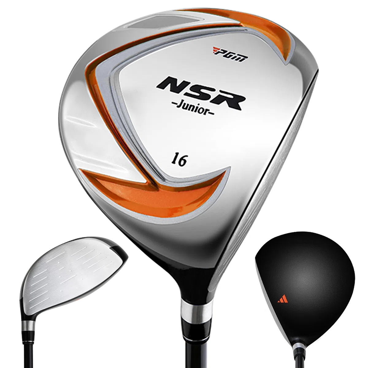 PGM Set completo di mazze da golf per bambini destrorsi, altezza > 5'1'', driver (#1), ibrido, ferri (#7, #9, #S), putter, sacca da golf